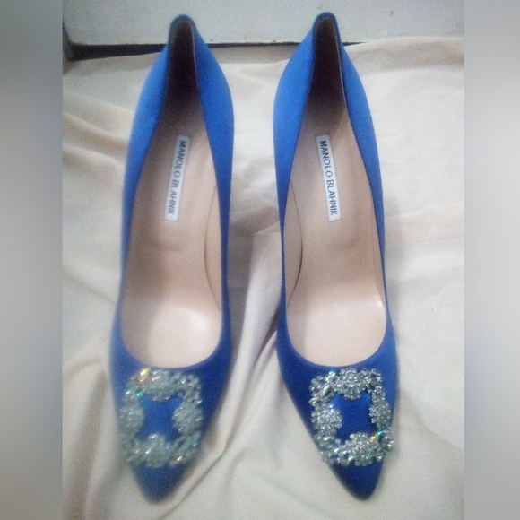 Manolo Blahnik Shoes - Sold on eBay Manolo Blahnik Hangisi Size 41.5 NWTS